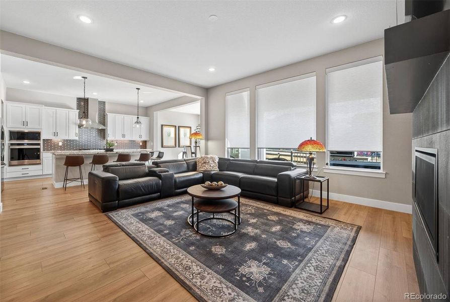 Furnished interior view inside a new home in Montaine, Castle Rock (Image 23).