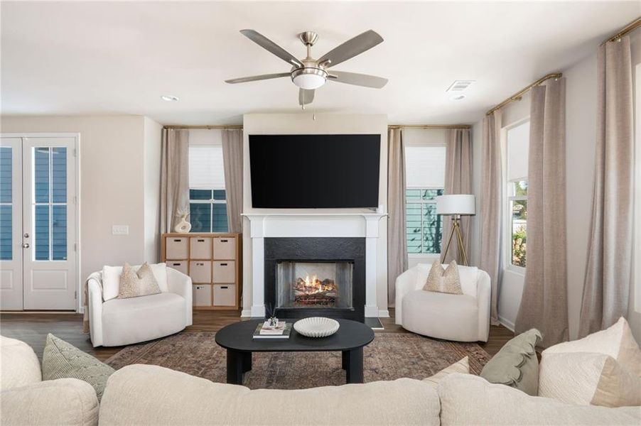 Furnished interior view inside a new home in Harmony, Auburn (Image 13).