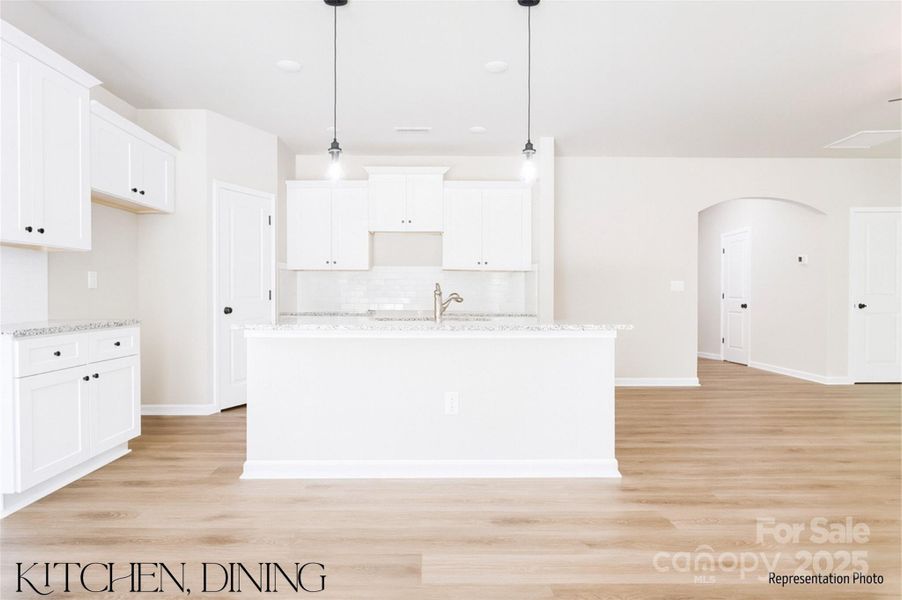 Furnished interior view inside a new home in , Charlotte (Image 6).