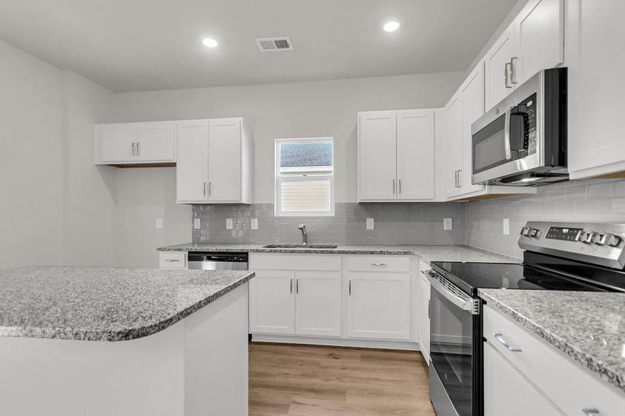 Furnished interior view inside a new home in Fairway Woods at Wyboo, Manning (Image 3). Furnished interior view inside a new home in Fairway Woods at Wyboo, Manning (Image 3).