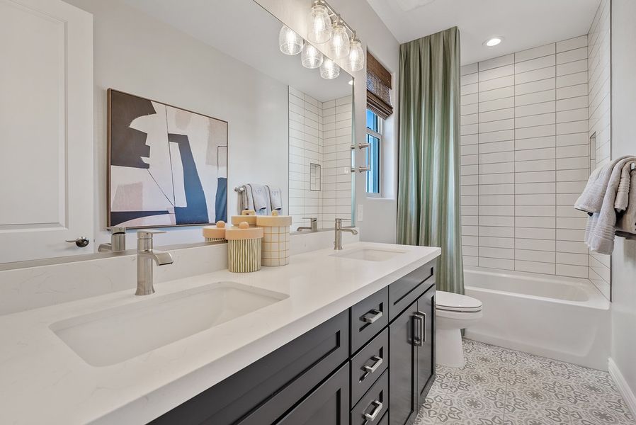 Furnished interior view inside a new home in Artisan at Asante, Surprise (Image 18).