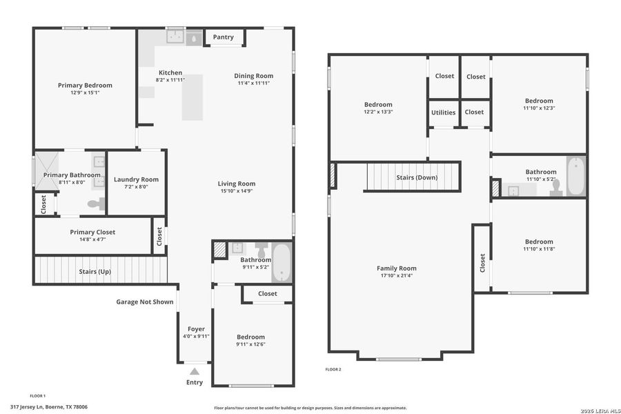2D floor plan layout of this home in Corley Farms, Boerne, TX (Image 4). 2D floor plan layout of this home in Corley Farms, Boerne, TX (Image 4).
