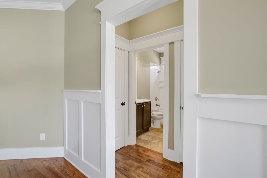 Representative unfurnished interior of a home built from the Ansley by Bill Clark Homes in Sidbury Landing, Wilmington (Image 22).