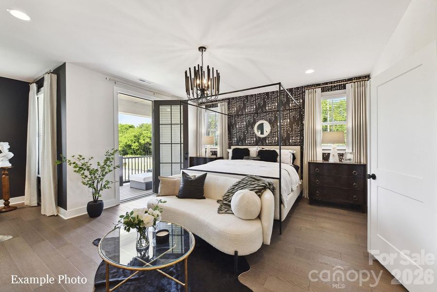 Furnished interior view inside a new home in Endhaven Terraces, Charlotte (Image 7).