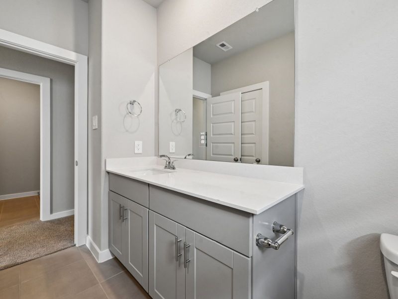 Furnished interior view inside a new home in Pinewood Trails - City Series, Atascocita (Image 14).