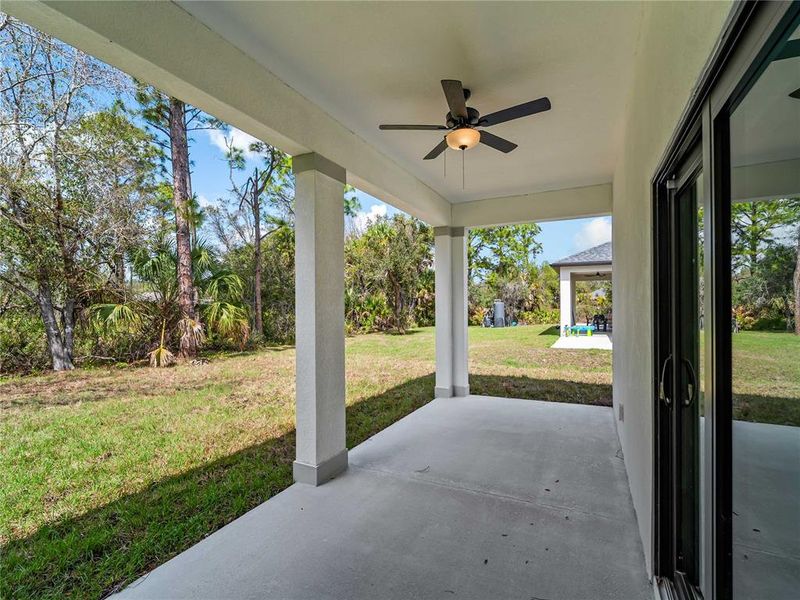 Exterior details and patio area of a home in , North Port (Image 3).