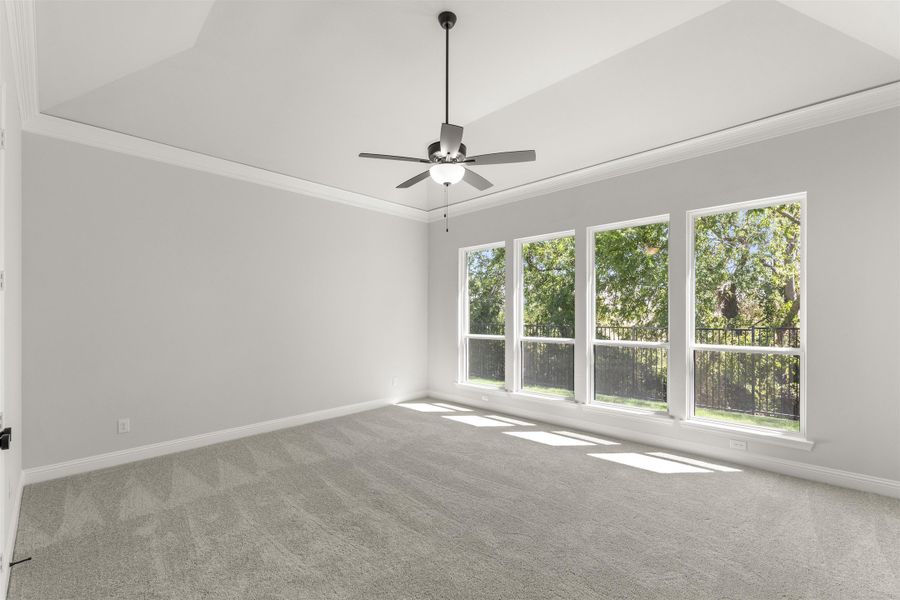 Representative unfurnished interior of a home built from the Wakefield by Windsor Homes in Nelson Lake Estates, Rockwall (Image 24).