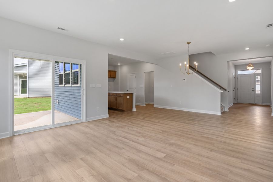 Spacious, unfurnished interior of a new home in Renaissance at White Oak, Garner (Image 21). Spacious, unfurnished interior of a new home in Renaissance at White Oak, Garner (Image 21).