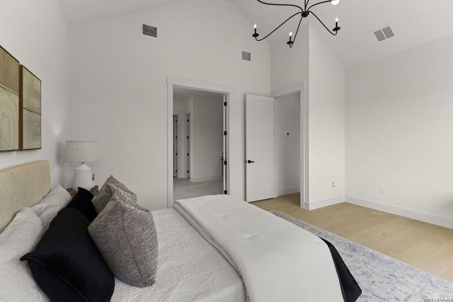 Furnished interior view inside a new home in , Blanco (Image 7). Furnished interior view inside a new home in , Blanco (Image 7).