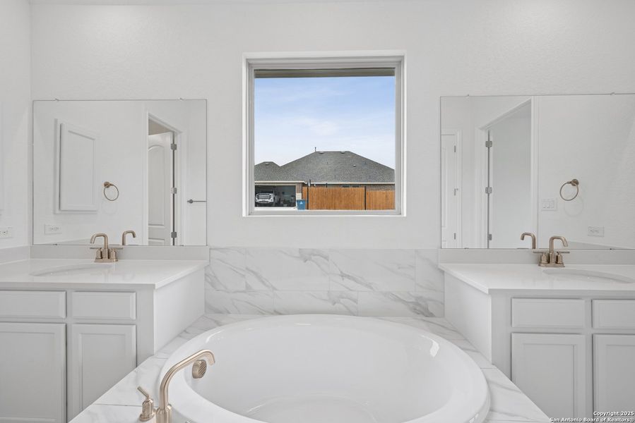 Furnished interior view inside a new home in Everly Estates, San Antonio (Image 13).