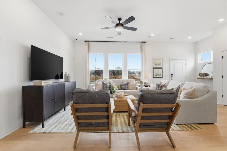 Representative furnished interior of a home built from the Alpine by Taylor Morrison in Indian Trail Townhomes, Indian Trail (Image 13).