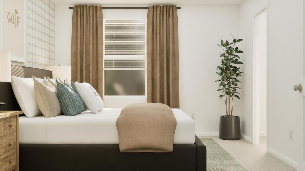 Furnished interior view inside a new home in Synova, Crosby (Image 5).