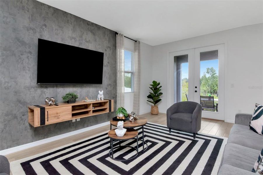 Furnished interior view inside a new home in , Davenport (Image 13).