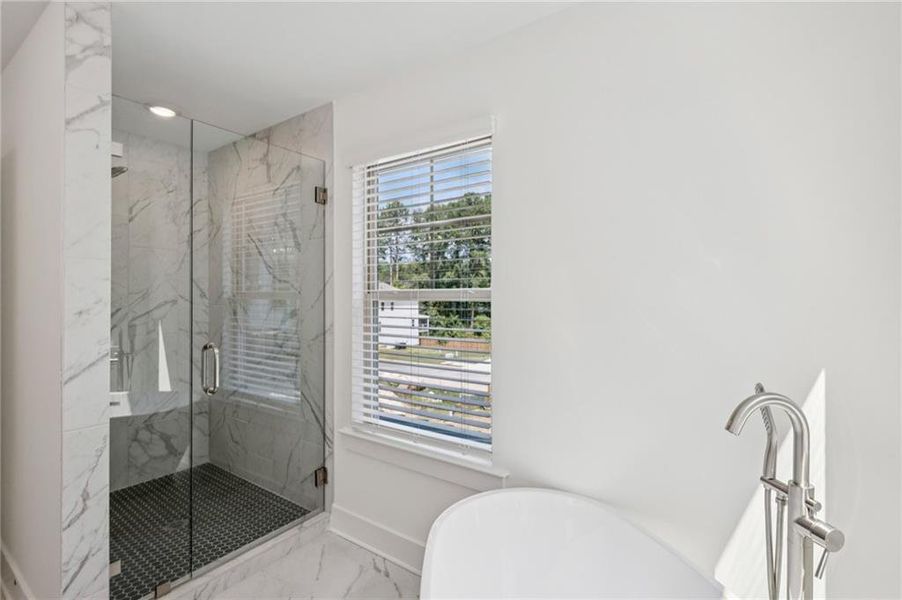 Furnished interior view inside a new home in , Atlanta (Image 8).