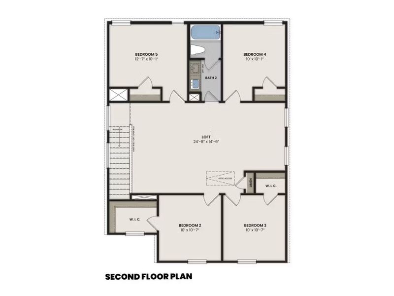 2D floor plan layout of this home in Heartland, Heartland, TX (Image 3).