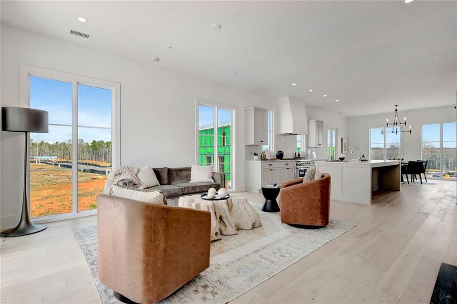 Furnished interior view inside a new home in , Fayetteville (Image 29).