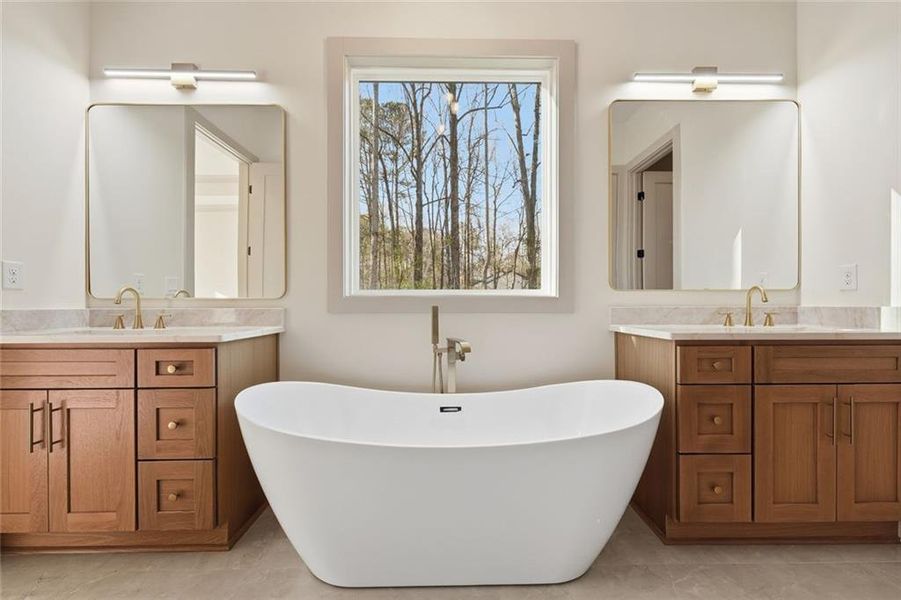 Furnished interior view inside a new home in , Sugar Hill (Image 9).