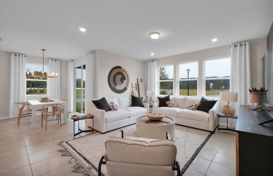 Furnished interior view inside a new home in Double Branch, Middleburg (Image 7).