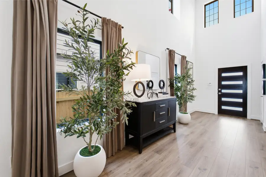 Representative furnished interior of a home built from the Willow by CastleRock Communities in Katzer Ranch, Converse (Image 6).