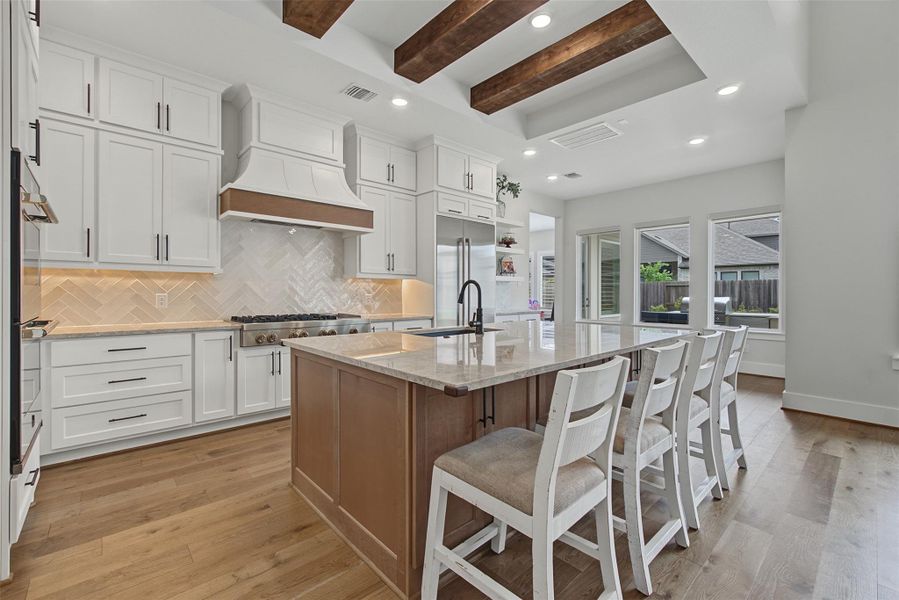 Furnished interior view inside a new home in The Highlands, Porter (Image 11).