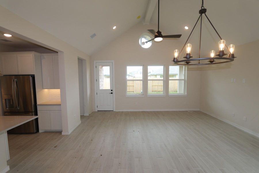 View of dining area and great room View of dining area and great room
