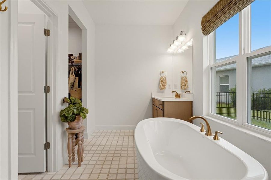 Furnished interior view inside a new home in , Parrish (Image 32).