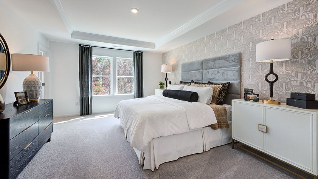 Furnished interior view inside a new home in Magnolia Townes, Wendell (Image 6).