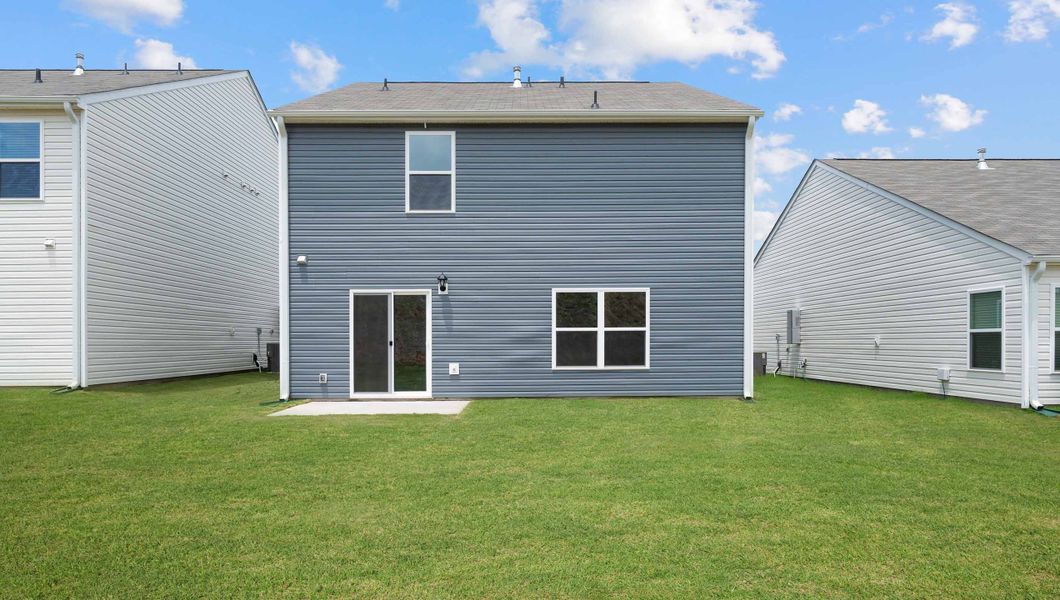 Exterior details and patio area of a home in Baxter Village, Boiling Springs (Image 4).