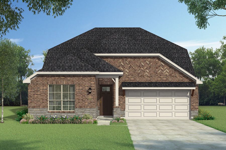 The Jasmine - Hill Country 2 with Stone Elevation