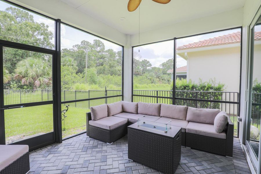 Furnished interior view inside a new home in PGA Village Verano, Port St. Lucie (Image 44).