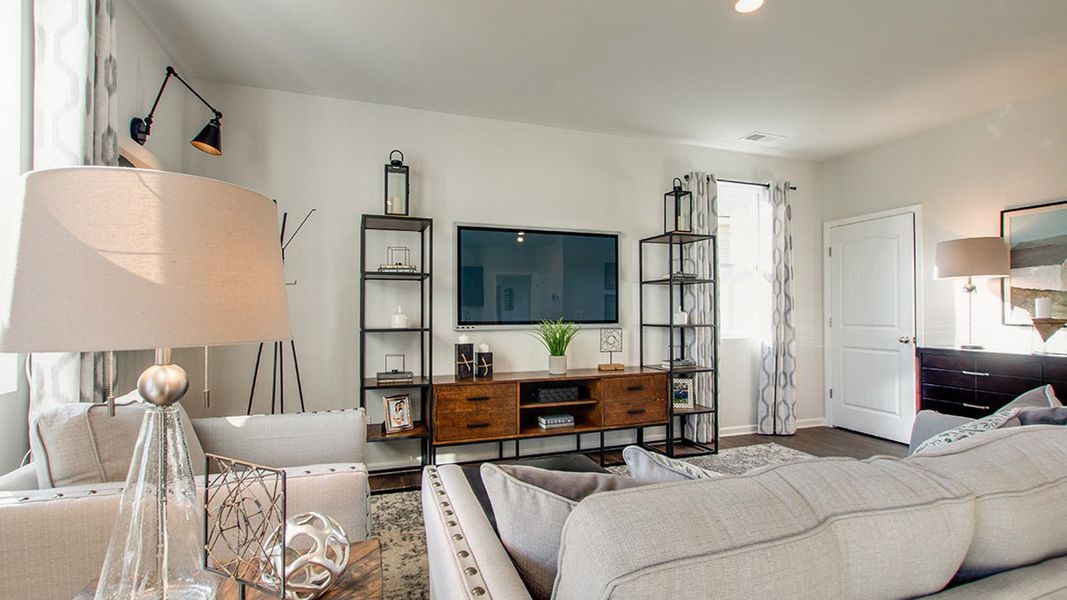 Representative furnished interior of a home built from the SALEM by D.R. Horton in Woodbridge Glen Single Family, Lebanon (Image 5).