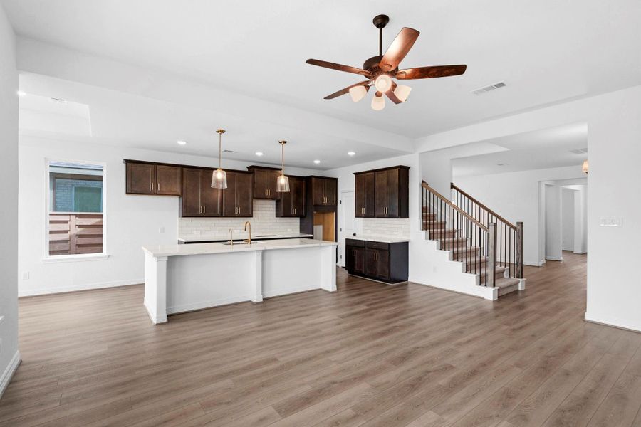 Furnished interior view inside a new home in Austin Point, Richmond (Image 8).