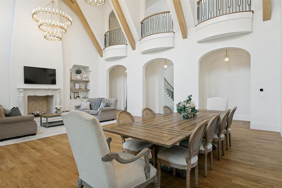 Furnished interior view inside a new home in , Keller (Image 28).