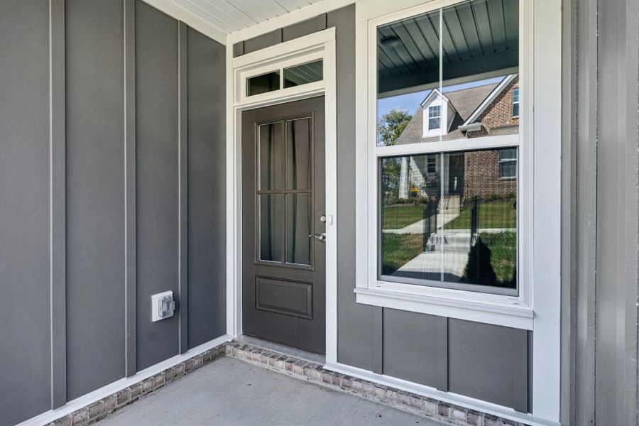 Exterior details and patio area of a home in Stewart's Glen | 55+ Community, Smyrna (Image 3).