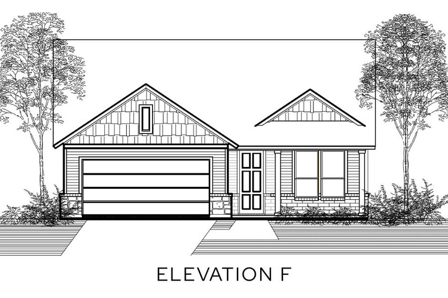 Representative rendering of the exterior for the The Olive by Lillian Custom Homes (Image 2).