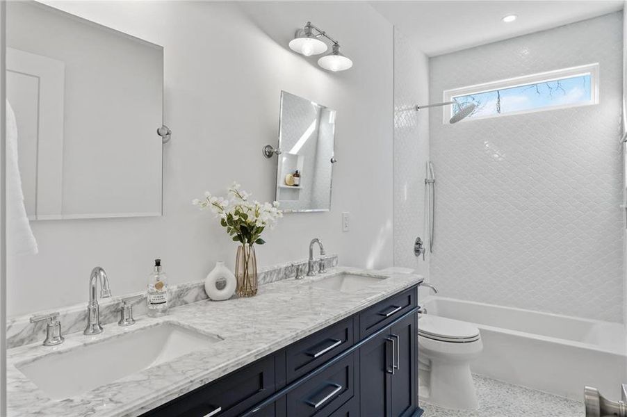 Furnished interior view inside a new home in , Atlanta (Image 41).