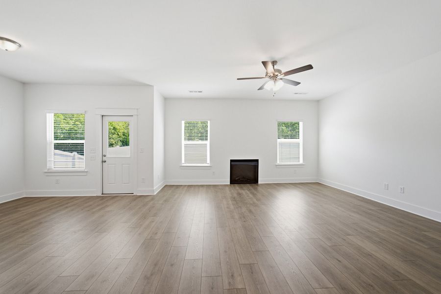 Spacious, unfurnished interior of a new home in Brush Creek, Fairview (Image 25). Spacious, unfurnished interior of a new home in Brush Creek, Fairview (Image 25).