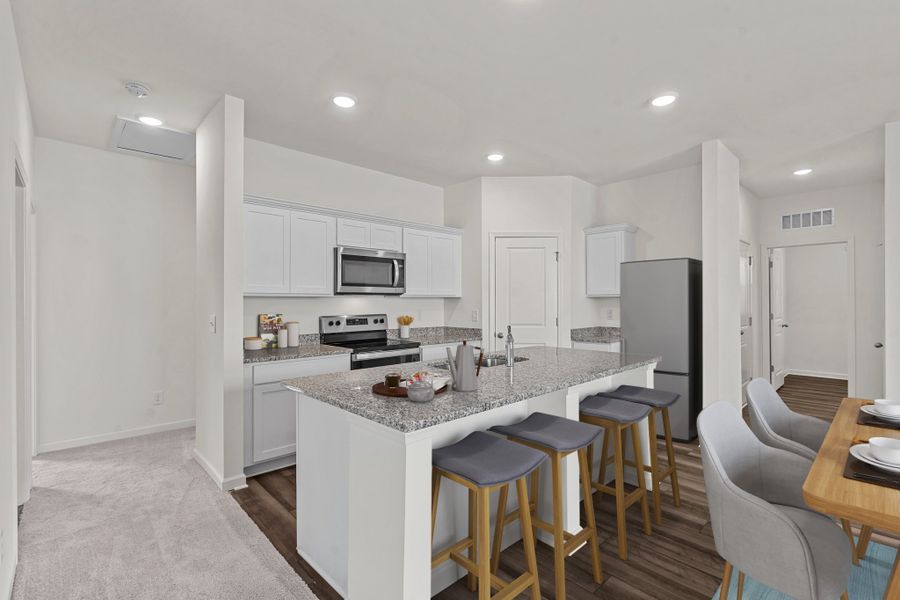 Representative furnished interior of a home built from the Glimmer by Starlight Homes in Castlewood South, Taylor (Image 4).