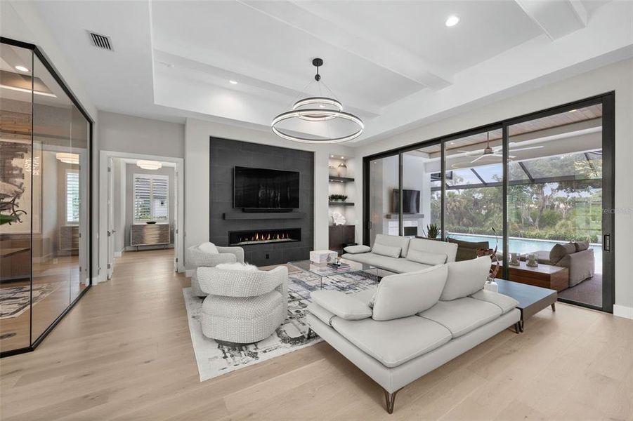Furnished interior view inside a new home in , Parrish (Image 6).
