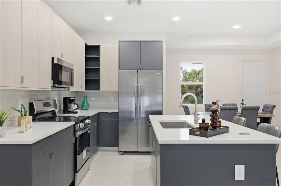 Furnished interior view inside a new home in , North Port (Image 15). Furnished interior view inside a new home in , North Port (Image 15).