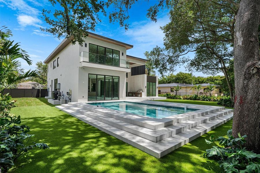 Exterior details and patio area of a home in , Miami Shores (Image 37). Exterior details and patio area of a home in , Miami Shores (Image 37).