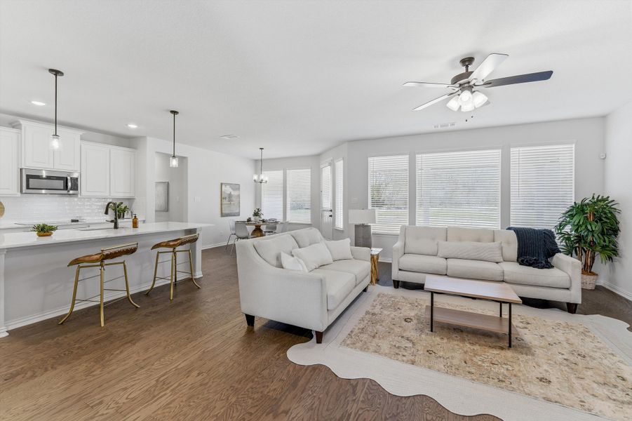 Furnished interior view inside a new home in Terra Escalante, Blue Ridge (Image 20).