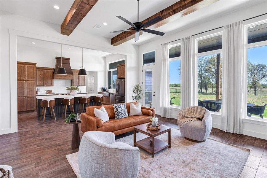 Furnished interior view inside a new home in , Tolar (Image 6).