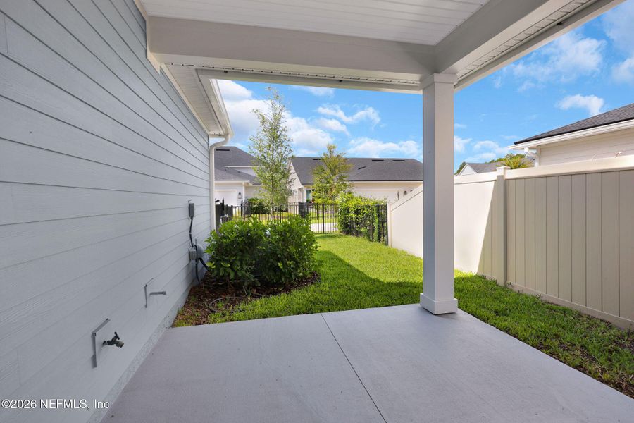 Exterior details and patio area of a home in , Ponte Vedra (Image 37). Exterior details and patio area of a home in , Ponte Vedra (Image 37).