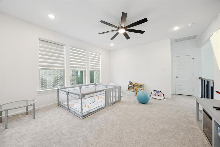 Furnished interior view inside a new home in Villas at the Station, Sachse (Image 8).