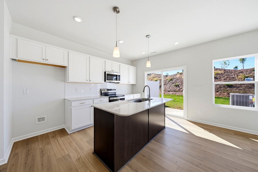 Furnished interior view inside a new home in Sweetbrier, Durham (Image 6).