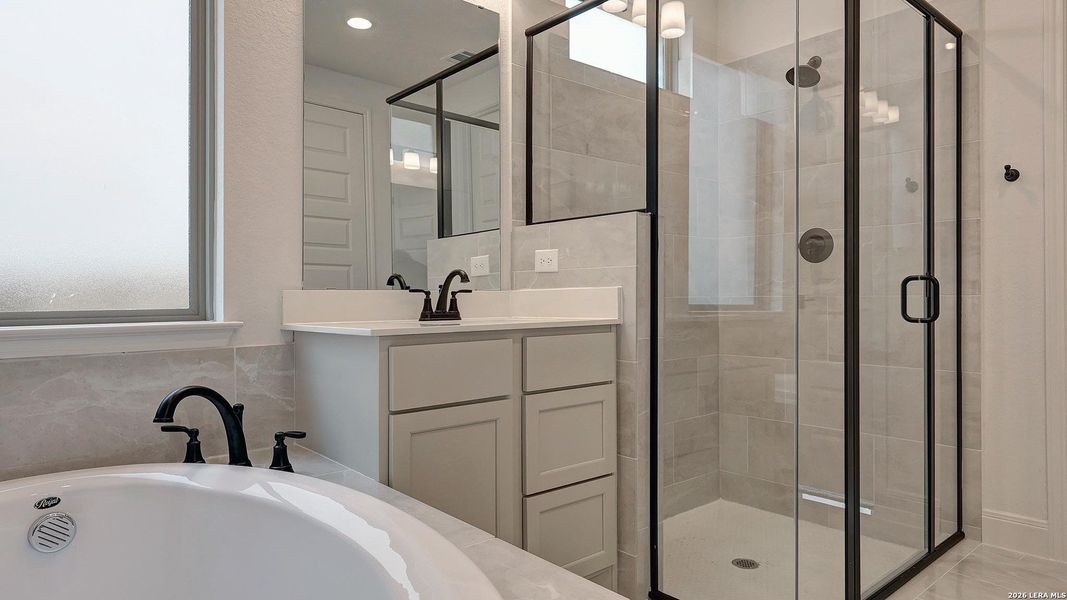 Furnished interior view inside a new home in VIDA, San Antonio (Image 9).