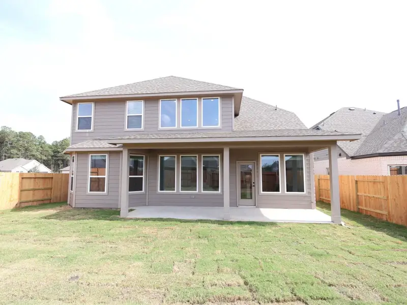 Exterior details and patio area of a home in Sorella, Tomball (Image 10). Exterior details and patio area of a home in Sorella, Tomball (Image 10).
