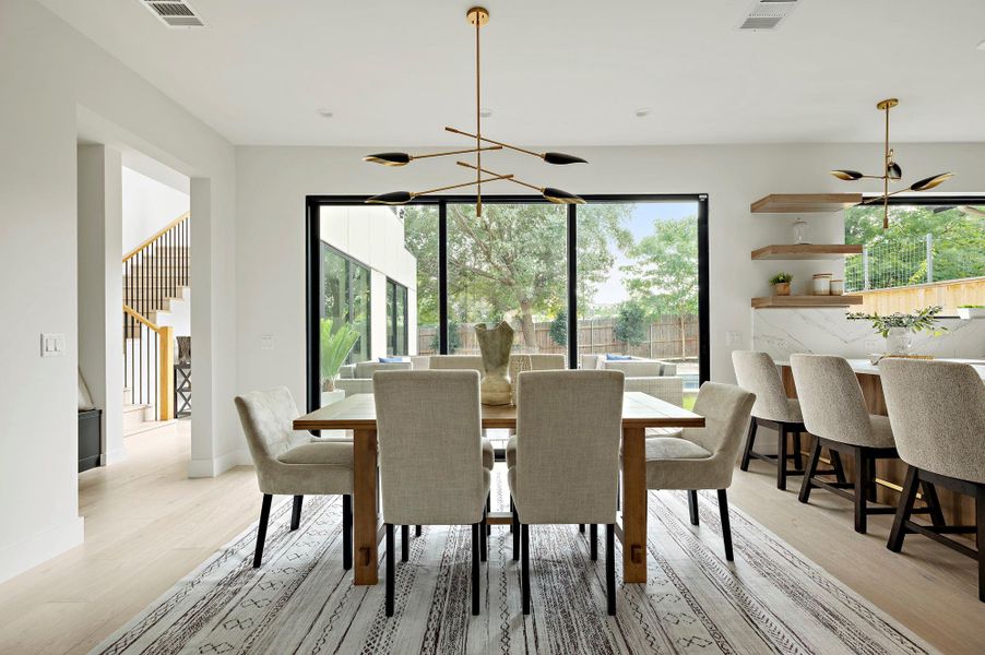 Furnished interior view inside a new home in , Austin (Image 12).
