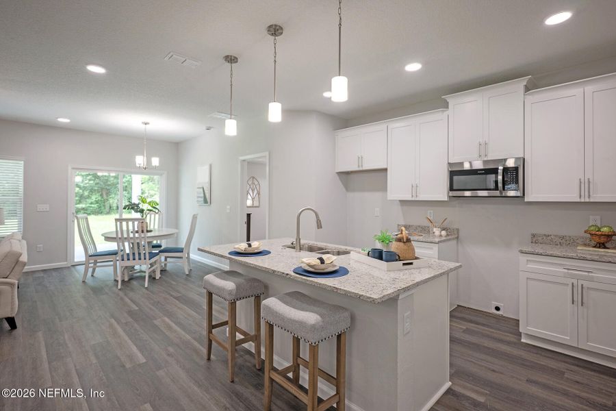 Furnished interior view inside a new home in , Jacksonville (Image 11).